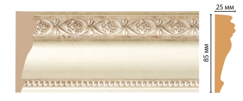 Молдинг Decomaster 152-937 ДМ, 85x25x2400 мм