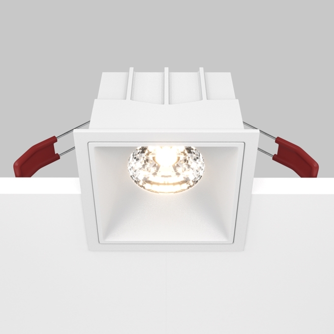 Встраиваемый светильник Альфа / Alfa LED 15 Вт 3000 К 36°, DL043-01-15W3K-SQ-W, изображение 2 Встраиваемый светильник Альфа / Alfa LED 15 Вт 3000 К 36°, DL043-01-15W3K-SQ-W, изображение 2