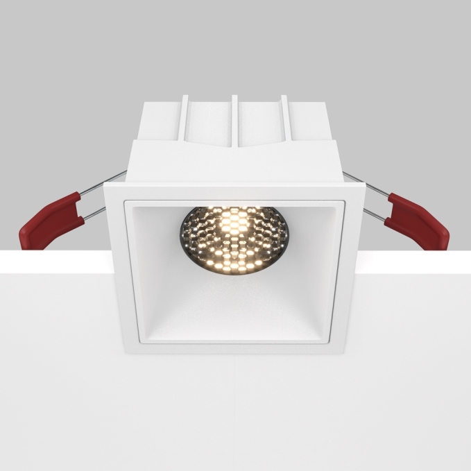Встраиваемый светильник Альфа / Alfa LED 15 Вт 3000 К 36°, DL043-01-15W3K-SQ-W, изображение 6 Встраиваемый светильник Альфа / Alfa LED 15 Вт 3000 К 36°, DL043-01-15W3K-SQ-W, изображение 6