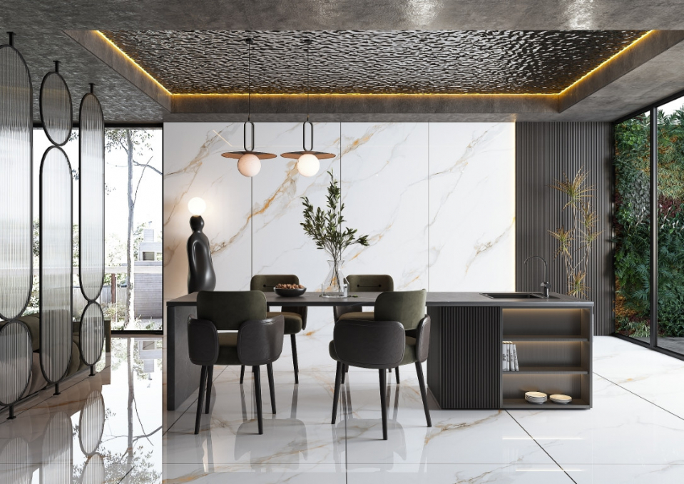 Керамогранит NT Ceramic Atlas Wide Bianco Carrara 120x240, NTT3004P Керамогранит NT Ceramic Atlas Wide Bianco Carrara 120x240, NTT3004P