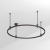 Основание ART-APRIORI-ROUND-ROD-400-R1000 (BK), Arlight, 048496