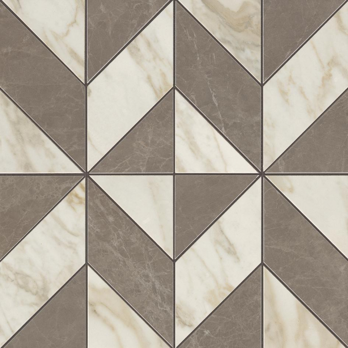 Мозаика Atlas Concorde Marvel Edge Gris-Calacatta Mosaico Cubes Lap. 36.5x36.5, AEPU