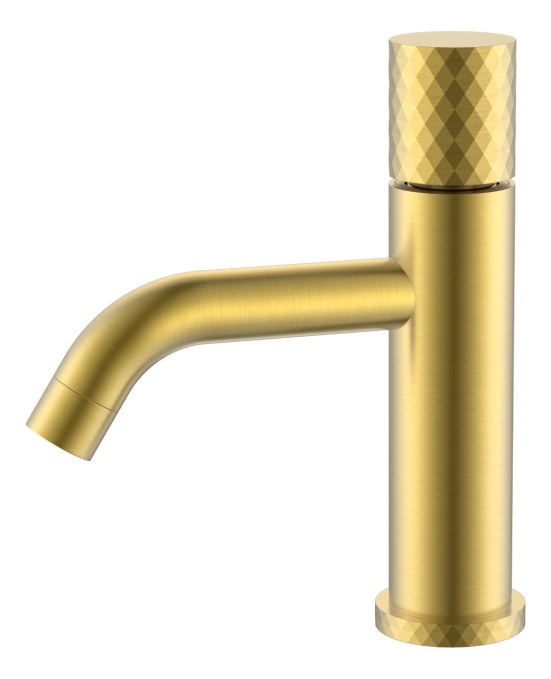 Смеситель для раковины Boheme Stick 121-MG матовое золото