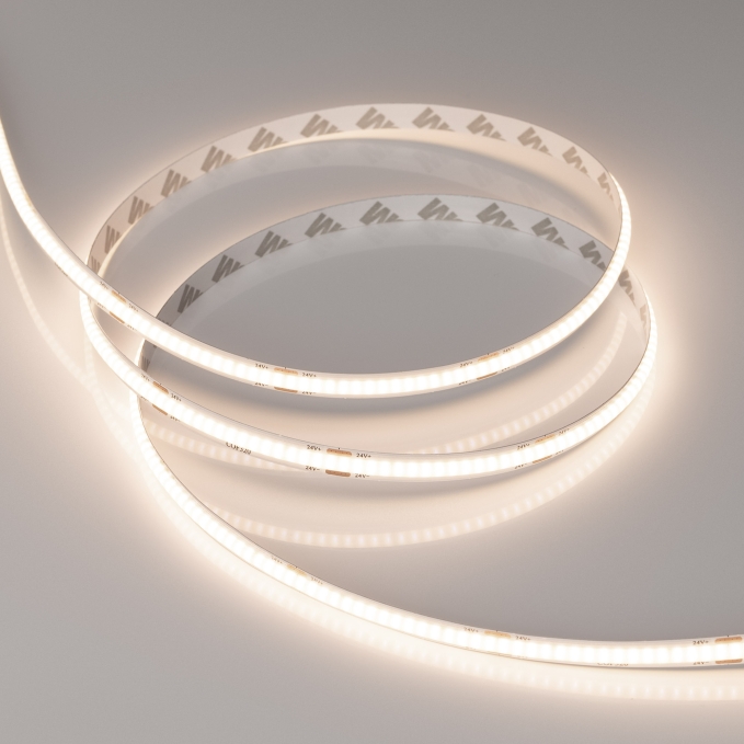 Светодиодная лента COB-X320-8mm 24V Warm3500 (8 W/m, IP20, 5m), Arlight, 044584(1), изображение 4 Светодиодная лента COB-X320-8mm 24V Warm3500 (8 W/m, IP20, 5m), Arlight, 044584(1), изображение 4