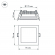Светодиодная панель LT-S96x96WH 6W Day White 120deg, Arlight, 014934 Светодиодная панель LT-S96x96WH 6W Day White 120deg, Arlight, 014934