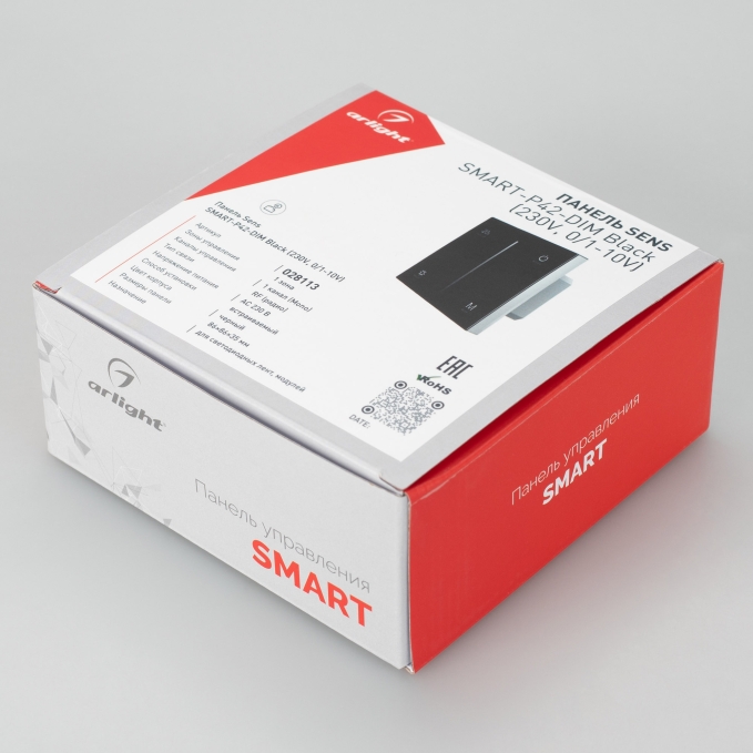 Панель SMART-P35-DIM-IN Black (230V, 0-10V, Sens, 2.4G), Arlight, 028113, изображение 2 Панель SMART-P35-DIM-IN Black (230V, 0-10V, Sens, 2.4G), Arlight, 028113, изображение 2