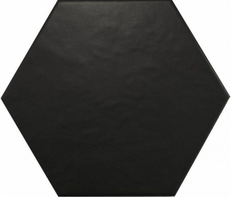 Керамогранит Equipe Hexatile Negro Mate 17.5x20, 20338
