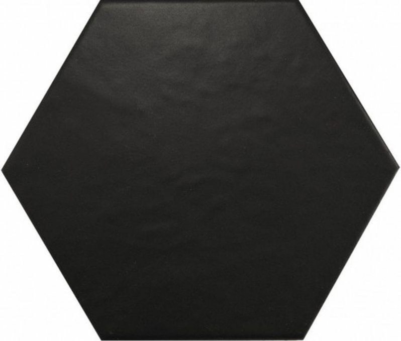 Керамогранит Equipe Hexatile Negro Mate 17.5x20, 20338 Керамогранит Equipe Hexatile Negro Mate 17.5x20, 20338