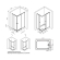Душевое ограждение AM.PM X-Joy W94G-403-12080-BT
