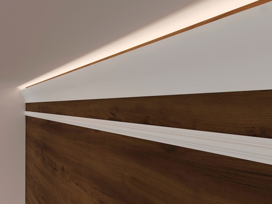 Карниз Cosca Decor KX002, 120х53x2000 мм, Экополимер