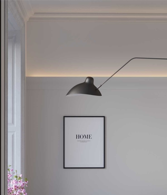 Карниз Cosca Decor KX002, 120х53x2000 мм, Экополимер