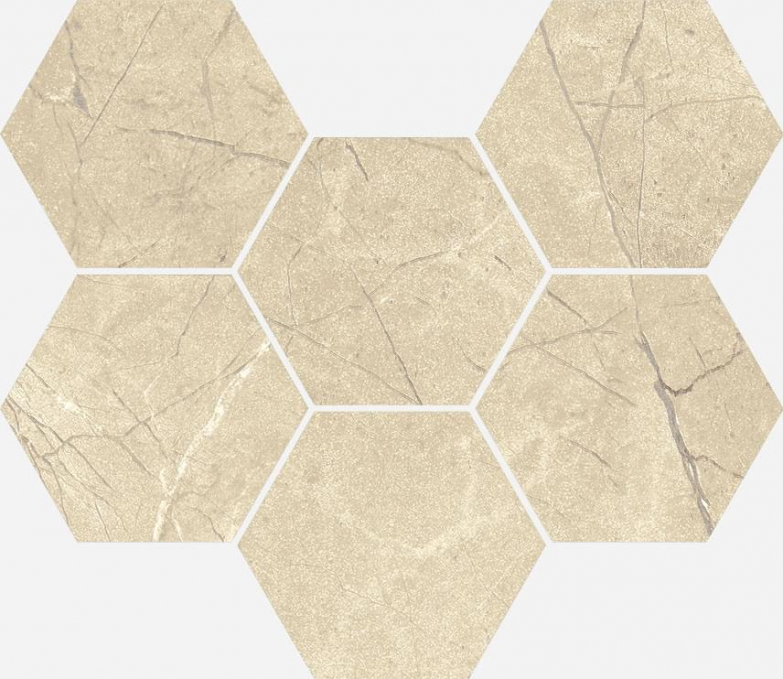 Мозаика Italon Charme Extra Arcadia Mosaico Hexagon 25x29, 620110000066