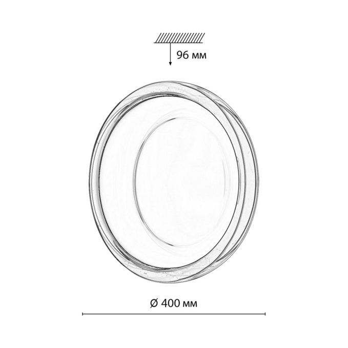 Светильник LED 48Вт 3000/4000/6000К D400 IP43 CCT PORTMAN COLOR SN 112 СОНЕКС 7778/DLN, схема товара Светильник LED 48Вт 3000/4000/6000К D400 IP43 CCT PORTMAN COLOR SN 112 СОНЕКС 7778/DLN, схема товара