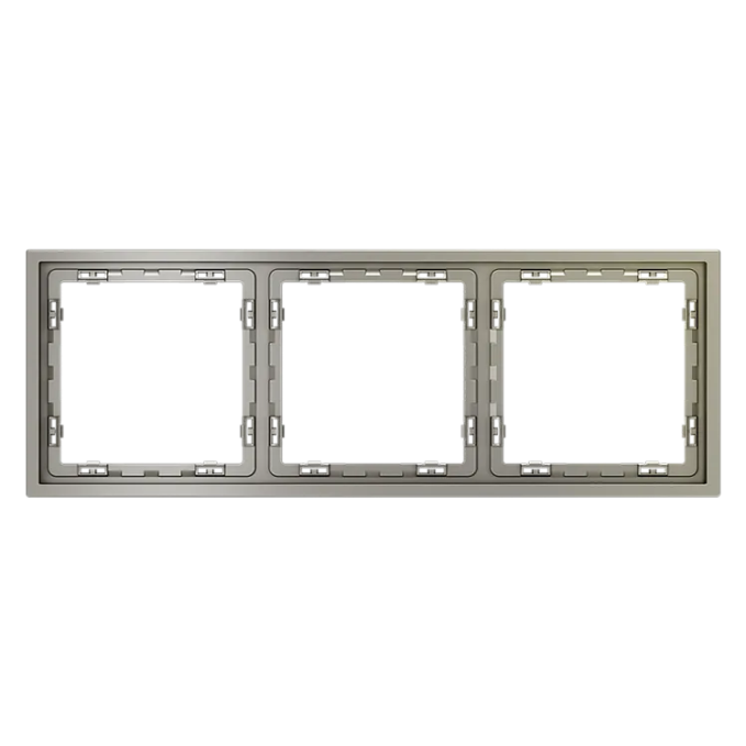 Рамка пластиковая VOLTUM S70 на 3 поста, (шелк), Voltum, VLS100304 Рамка пластиковая VOLTUM S70 на 3 поста, (шелк), Voltum, VLS100304