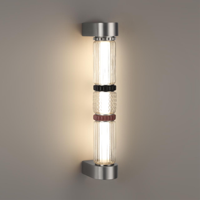 Настенный светильник LED 12W 4000K COLLIER L-VISION Настенный 045 ODEON LIGHT 5456/12WL, фото на цветном фоне 1