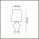 Настольная лампа E14 1*40W 220V BIANKA CLASSI LN26 483 LUMION 8163/1T, схема товара Настольная лампа E14 1*40W 220V BIANKA CLASSI LN26 483 LUMION 8163/1T, схема товара