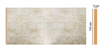 Декоративная панель Decomaster R10-23, 99x6x2400 мм Декоративная панель Decomaster R10-23, 99x6x2400 мм