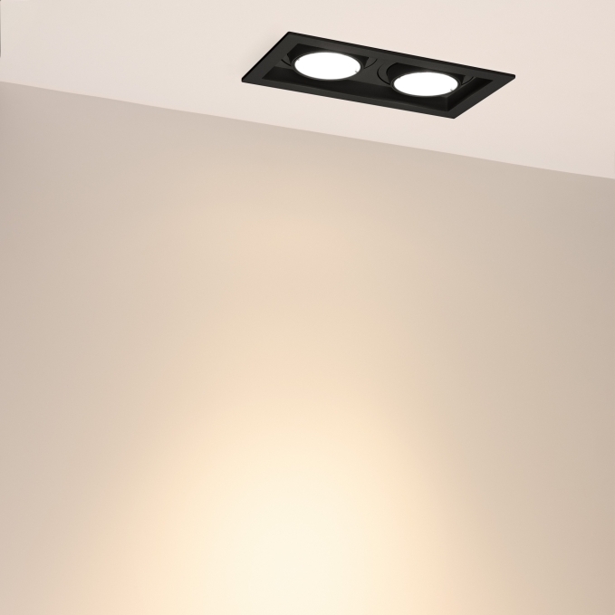 Светильник MS-VORTEX-BUILT-S210x117-2x20W Warm3000 (BK-BK, 40 deg, 230V), Arlight, 058443, изображение 6