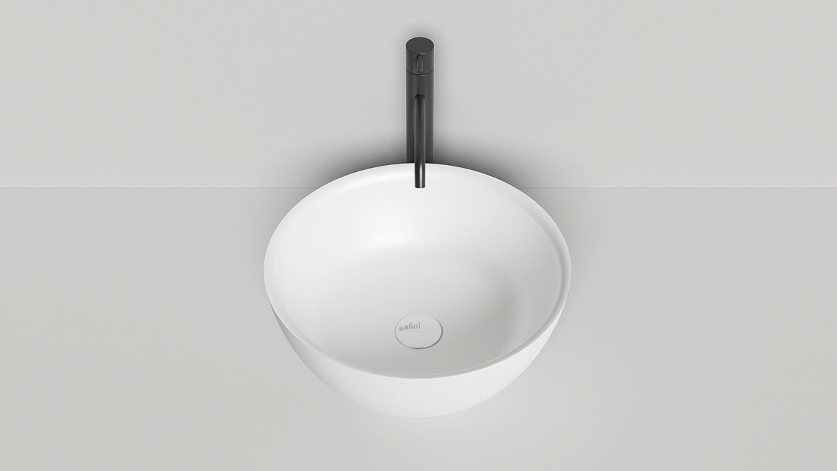 Накладная раковина Salini Alda 02 1102110G 45 см белая глянцевая Накладная раковина Salini Alda 02 1102110G 45 см белая глянцевая