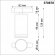 Светильник трековый однофазный двухжильный IP20 GU10 9W 220V ULAR PORT NT22 249 NOVOTECH 370878, схема товара Светильник трековый однофазный двухжильный IP20 GU10 9W 220V ULAR PORT NT22 249 NOVOTECH 370878, схема товара