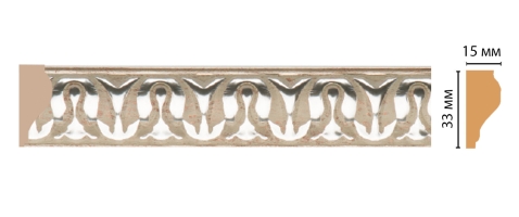 Молдинг Decomaster 101C-59 ДМ, 33x15x2400 мм