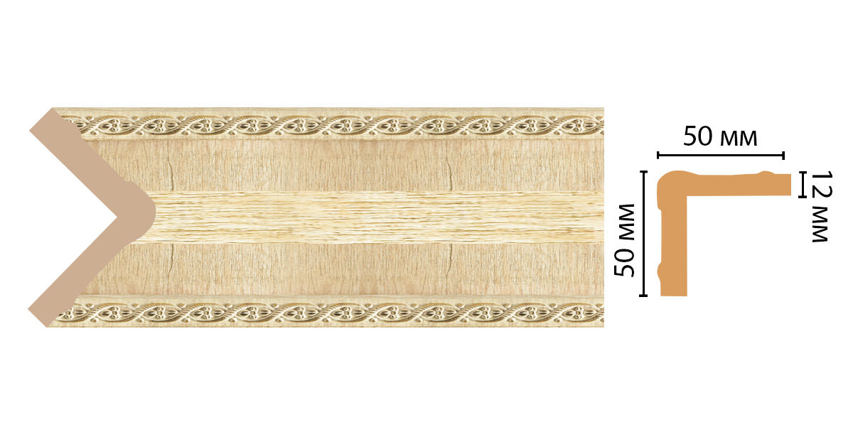 Угол Decomaster 142-5 ДМ, 50x50x2400 мм Угол Decomaster 142-5 ДМ, 50x50x2400 мм