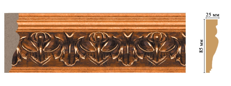Молдинг Decomaster 152B-1223, 85x20x2400 мм