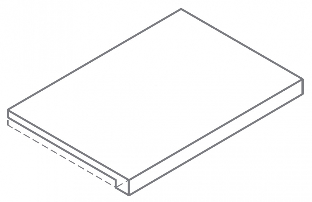 Ступень Italon Forum Wave Petrol Scalino Frontale 33x80, 620070003072
