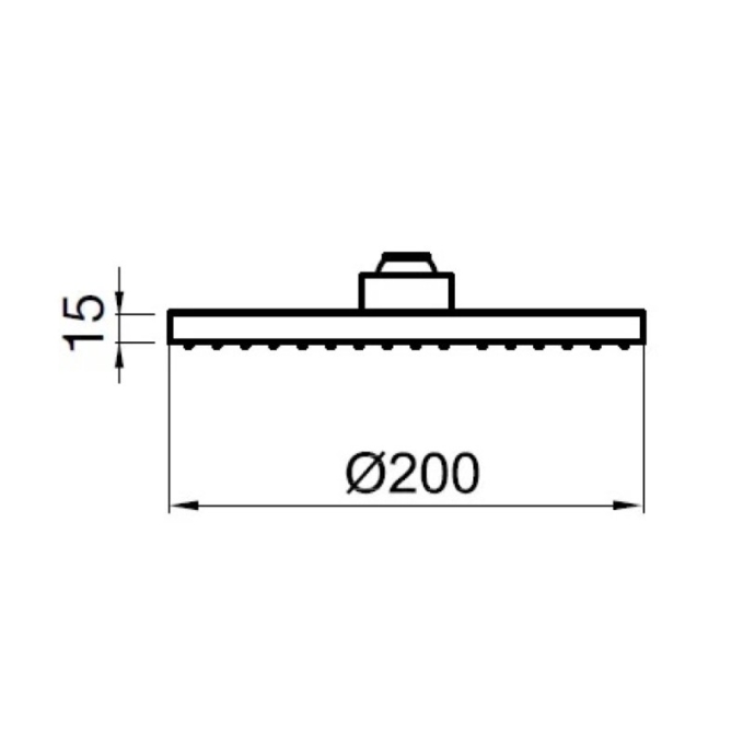 Верхний душ Webert AC1024015PVC хром глянцевый Верхний душ Webert AC1024015PVC хром глянцевый