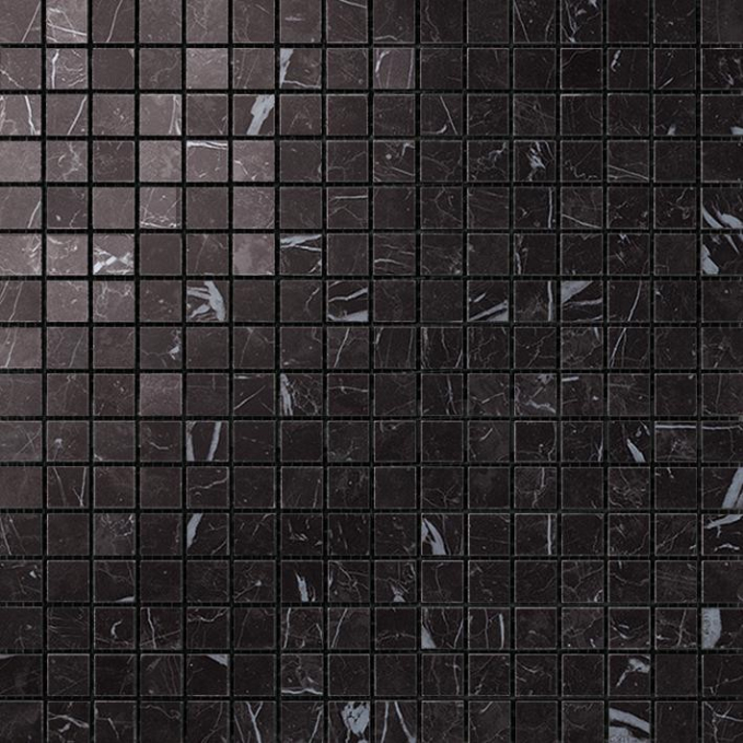 Мозаика Atlas Concorde Marvel Stone Nero Marquina Mosaico Lapp. 30x30, AS3U Мозаика Atlas Concorde Marvel Stone Nero Marquina Mosaico Lapp. 30x30, AS3U