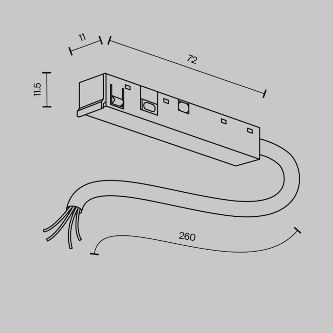 Ввод питания Exility X, черный, TRA239B-42B, изображение 5 Ввод питания Exility X, черный, TRA239B-42B, изображение 5
