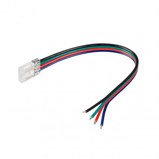 Коннектор COB-RGB-10mm-4pin-STW-L150, Arlight, 042064, изображение 1 Коннектор COB-RGB-10mm-4pin-STW-L150, Arlight, 042064, изображение 1