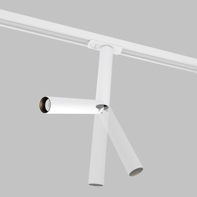 Трековый светильник Фокус Двойной / Focus Dual Unity 3000K 6Вт 36°, TR142-1-6W3K-W, изображение 2 Трековый светильник Фокус Двойной / Focus Dual Unity 3000K 6Вт 36°, TR142-1-6W3K-W, изображение 2