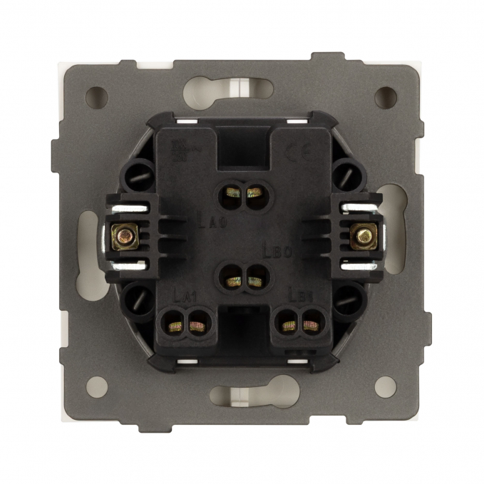 Механизм выключателя двухклавишный непроходной SWT-TENDO-MK02-SFPL-GD (230V, 10A), Arlight, 054545, изображение 3