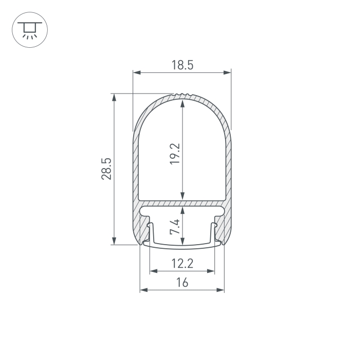 Профиль WARDROBE-1930-2000 ANOD BLACK, Arlight, 054943, изображение 5 Профиль WARDROBE-1930-2000 ANOD BLACK, Arlight, 054943, изображение 5