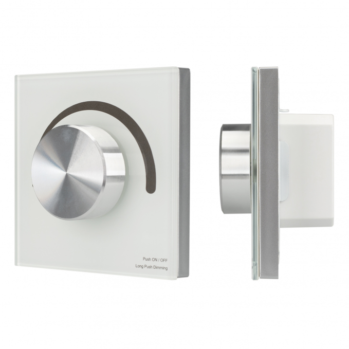 Панель SMART-P98-DIM-G-IN White (230V, 1.5A, 0/1-10V, Rotary, 2.4G), Arlight, 028432, изображение 1 Панель SMART-P98-DIM-G-IN White (230V, 1.5A, 0/1-10V, Rotary, 2.4G), Arlight, 028432, изображение 1