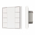INTELLIGENT ARLIGHT Кнопочная панель KNX-301-22-8-SH-IN White (BUS, Frame), Arlight, 037723