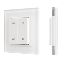 Панель SMART-P49-MIX-G-SUF (3V, 1 зона, Knob, 2.4G), Arlight, 032985