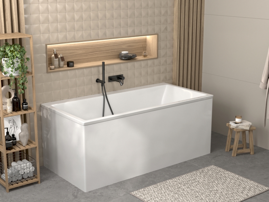 Ванна акриловая Alba Spa Kero 180x80 ВПР0370000100 пристенная Ванна акриловая Alba Spa Kero 180x80 ВПР0370000100 пристенная