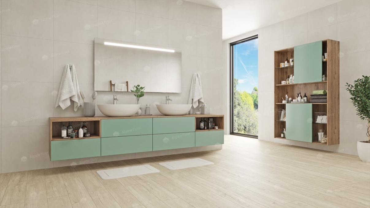 Каменный ламинат SPC Alpine Floor Sequoia Серая, ЕСО 6-5 SPC