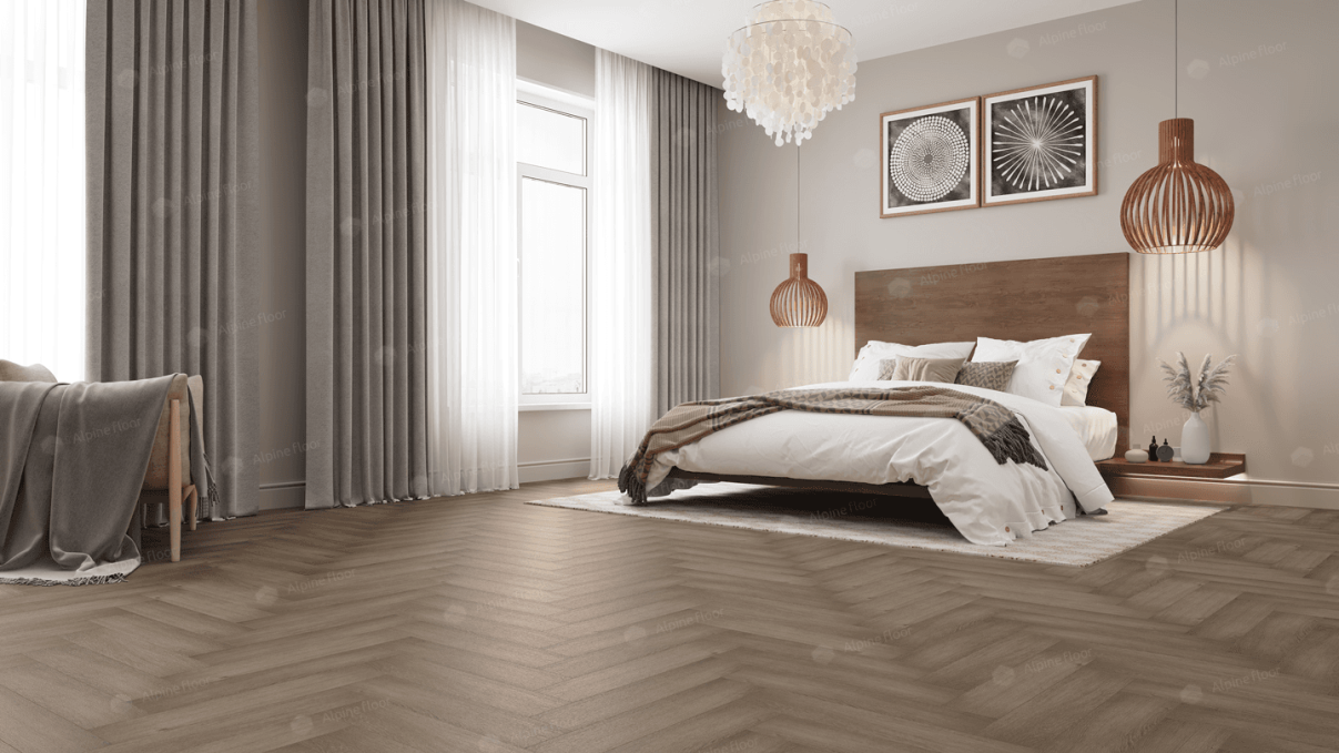 Каменный ламинат SPC (ABA) Alpine Floor Parquet Premium Дуб Насыщенный, ECO 19-7 MC