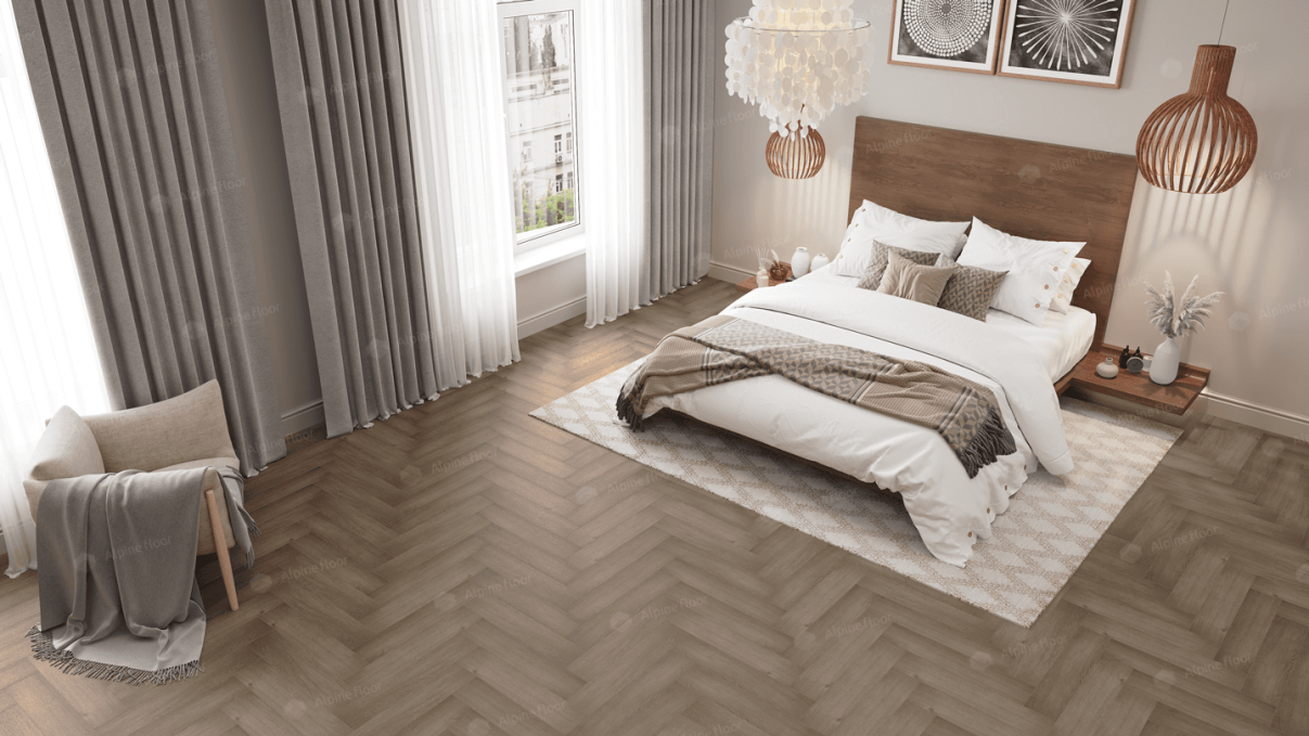 Каменный ламинат SPC (ABA) Alpine Floor Parquet Premium Дуб Насыщенный, ECO 19-7 MC