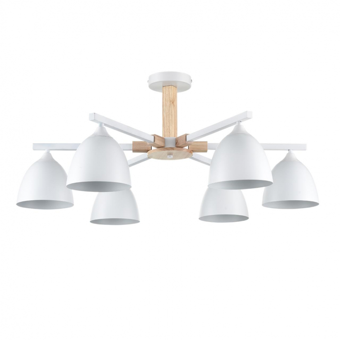 Люстра потолочная Е27 6*60W 220V COLANGE MODERNI LN26 340 LUMION 8095/6C, изображение 1 Люстра потолочная Е27 6*60W 220V COLANGE MODERNI LN26 340 LUMION 8095/6C, изображение 1