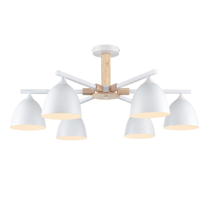 Люстра потолочная Е27 6*60W 220V COLANGE MODERNI LN26 340 LUMION 8095/6C, фото на цветном фоне 2 Люстра потолочная Е27 6*60W 220V COLANGE MODERNI LN26 340 LUMION 8095/6C, фото на цветном фоне 2