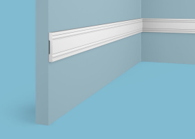 Молдинг Cosca Decor MX015, 40х6x2000 мм, Экополимер Молдинг Cosca Decor MX015, 40х6x2000 мм, Экополимер