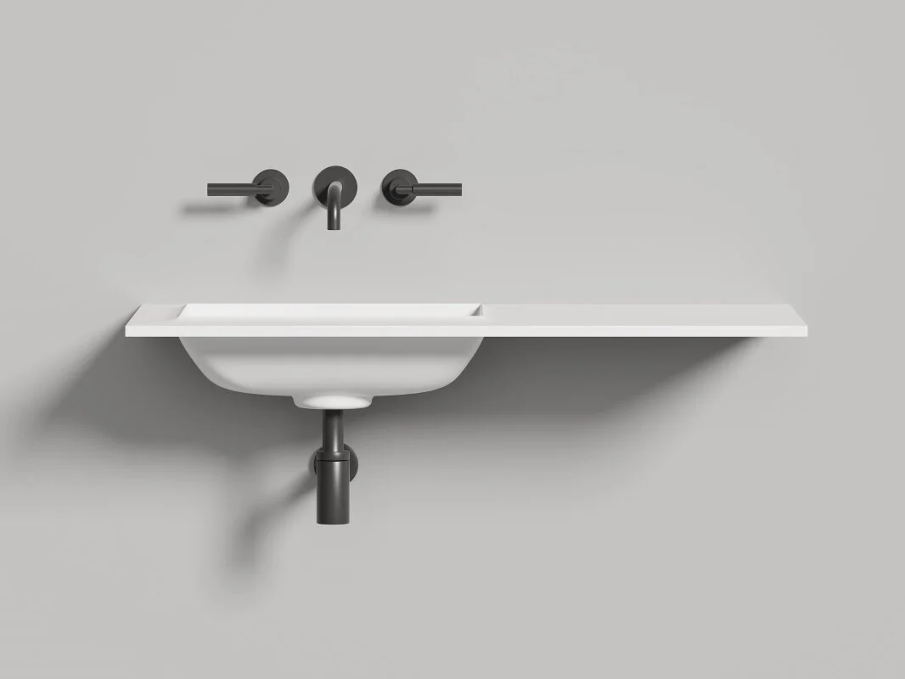 Подвесная раковина Salini Onda Edge Square 14022061MN 40 см белая матовая Подвесная раковина Salini Onda Edge Square 14022061MN 40 см белая матовая