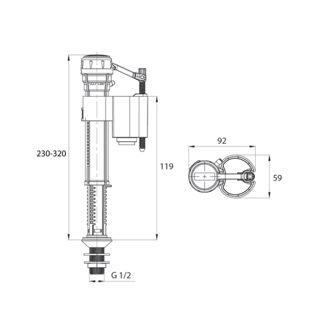 Впускной клапан Iddis Optima Home F012400-0007