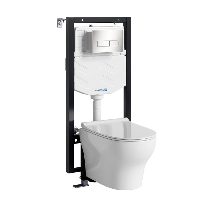 Система инсталляции с унитазом WasserKRAFT Vils 56TLT.010.ME.BN03.H001