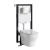 Система инсталляции с унитазом WasserKRAFT Vils 56TLT.010.ME.BN03.H001