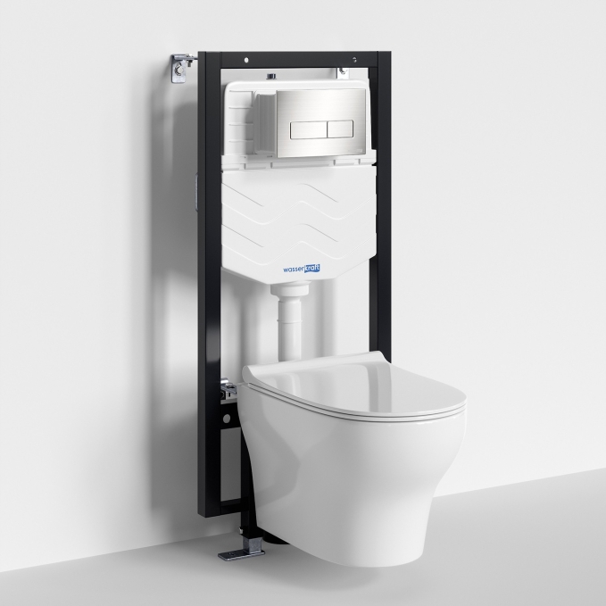 Система инсталляции с унитазом WasserKRAFT Vils 56TLT.010.ME.BN03.H001